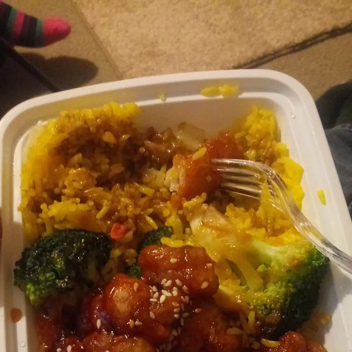 qt orange chicken 陈皮鸡
